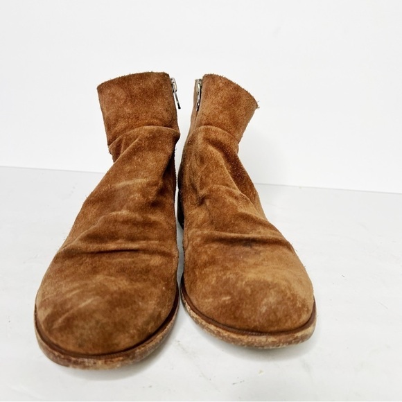 Kork-Ease Giba Ankle Suede Tan Brown Boots Booties Size 8 Women’s - Picture 7 of 8